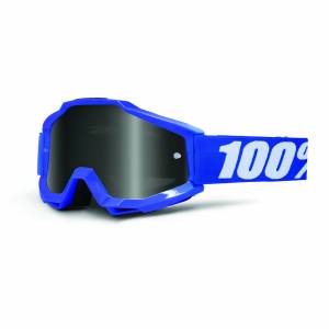 100% Accuri Reflex Blue Dark Smoke Lens Sand Goggles