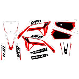 UFO Stokes Honda CRF MX Graphics Kit - White