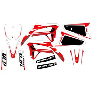 UFO Apodis Honda CRF MX Graphics Kit - White