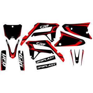 UFO Tecna Honda CRF MX Graphics Kit - Black