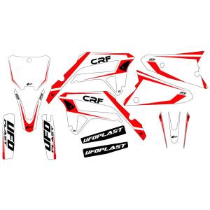 UFO Tecna Honda CRF MX Graphics Kit - White