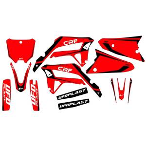 UFO Tecna Honda CRF MX Graphics Kit - Red