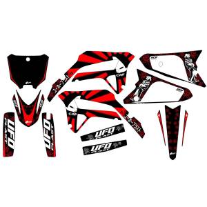 UFO Akaishi Honda CRF MX Graphics Kit - Black