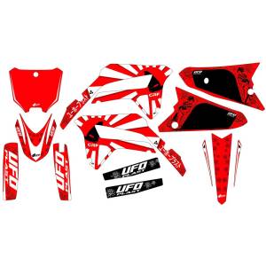 UFO Akaishi Honda CRF MX Graphics Kit - Red