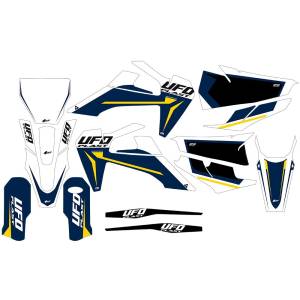 UFO Stokes Husqvarna MX Graphics Kit - OEM Factory