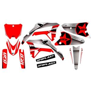 UFO Thunder Honda CRF MX Graphics Kit - Red