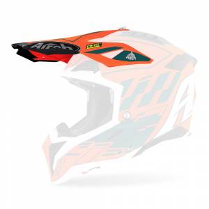 Airoh Aviator 3 Rampage Orange Gloss Replacement Peak