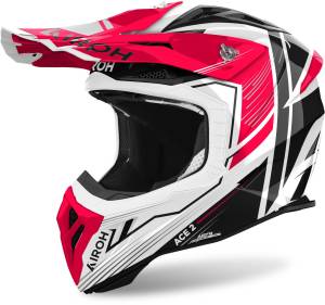 Aviator Ace 2 Engine Red Gloss MX Helmet