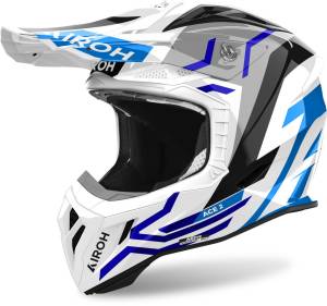 Aviator Ace 2 Ground Blue Gloss MX Helmet