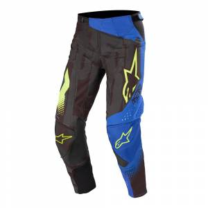 Alpinestars Techstar Factory Black Dark Blue Yellow Fluo Motocross Pants