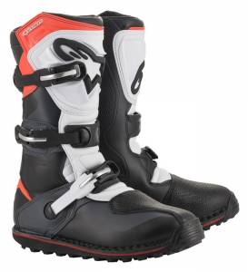 Alpinestars Tech-T Black Grey Red Fluo Trials Boots