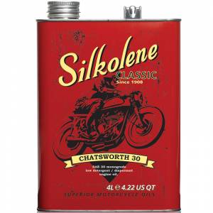 Silkolene Chatsworth SAE 30 4 Litre Classic Tin