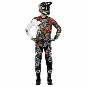 ONeal Mayhem Crank Black Multi Motocross Kit Combo