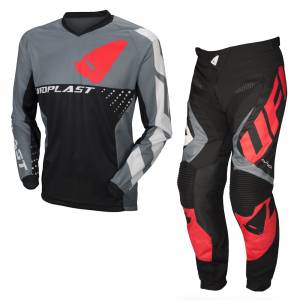 UFO Division Black Motocross Kit Combo