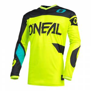 ONeal Element Racewear Neon Yellow Black Motocross Jersey