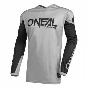 ONeal Element Threat Grey Black Motocross Jersey