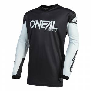 ONeal Element Threat Black White Motocross Jersey