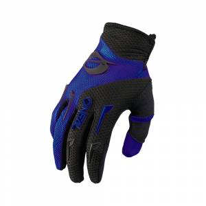 ONeal Element Blue Black Motocross Gloves