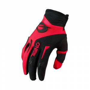 ONeal Element Red Black Motocross Gloves