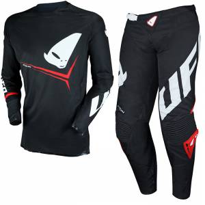 UFO Slim Egon Black Motocross Kit Combo