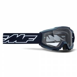 100% FMF Kids Powerbomb Rocket Black Clear Lens Motocross Goggles