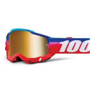 100% Accuri 2 Goggle Unity / Mirror True Gold Lens