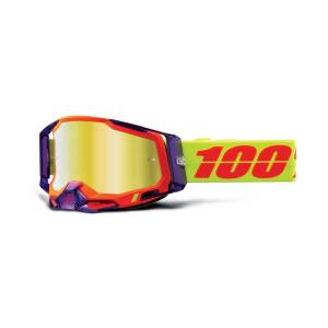 100% Racecraft 2 Goggle Panam / Mirror Gold Lens