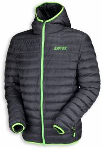 UFO Winter Jacket - Black Green (Front)