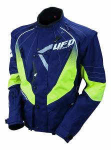 UFO Sierra Navy Neon Yellow Enduro Jacket