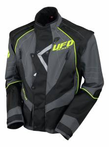 UFO Sierra Grey Black Enduro Jacket