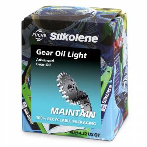 Silkolene Light Motorcycle Gear Oil Lube Cube 4 Litre