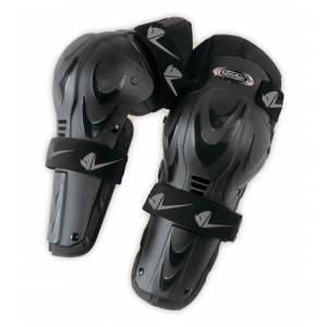 UFO Kids Professional Black Knee/Shin Guards