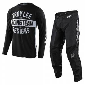 Troy Lee Designs Kids GP Team 81 Black Motocross Kit Combo