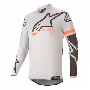 Alpinestars Kids Racer Compass Grey Black Motocross Jersey