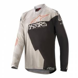 Alpinestars Kids Racer Factory Grey Black Rust Motocross Jersey