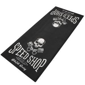 BikeTek Series 7 Speed Shop Black Bike Mat