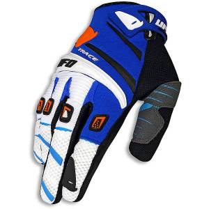 UFO Adult Trace Gloves - Blue White Orange