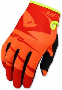 UFO Kids Hydra Orange Motocross Gloves