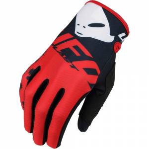 UFO Red Black Mizar Kids Motocross Gloves