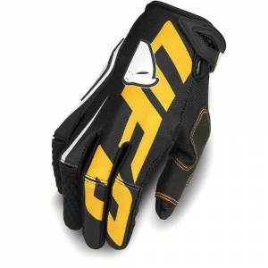 UFO Blaze Black Orange Motocross Gloves