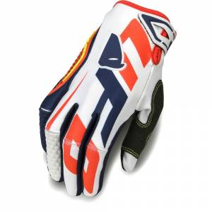 UFO Blaze White Motocross Gloves