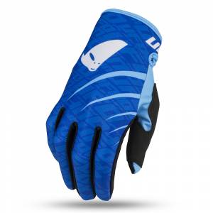 UFO Indium Blue Motocross Gloves