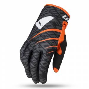 UFO Indium Black Motocross Gloves