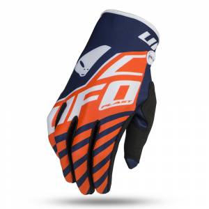 UFO Vanadium Neon Orange Motocross Gloves