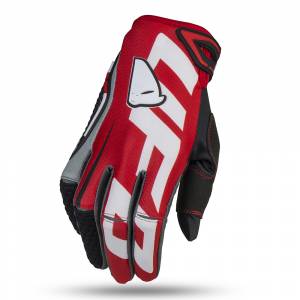 UFO Blaze Red Motocross Gloves