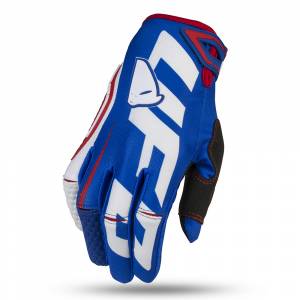 UFO Blaze Blue Motocross Gloves