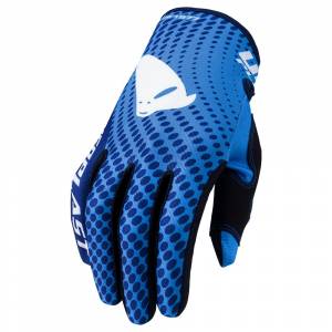 UFO Skill Radom Blue Motocross Gloves