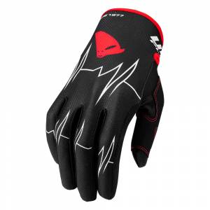 UFO Skill Adrenaline Black Motocross Gloves