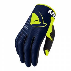 UFO Skill Kimura Blue Yellow Motocross Gloves