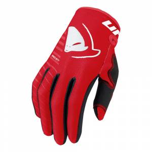 UFO Kids Skill Kimura Red Motocross Gloves
